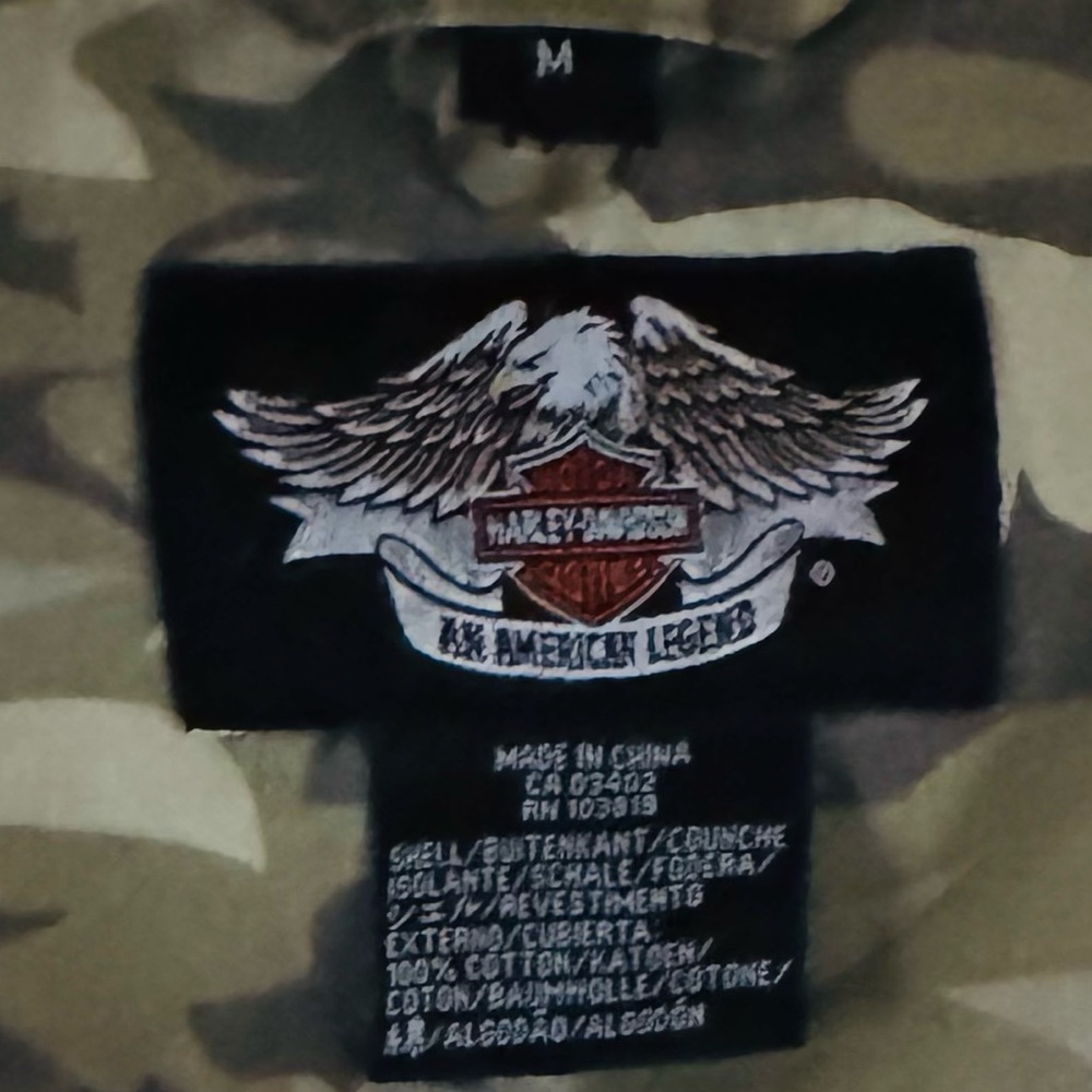 Women’s Harley Davidson Camouflage Jacket - Picture 7 of 7